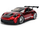 Porsche 911 992 GT3 RS Red Chrome with Carbon Top and Hood Stripes Hyper Spec Series 1/24 Diecast Model Car Jada 37809 Porsche 911 992 GT3 RS Red Chrome with Carbon Top and Hood Stripes Hyper Spec Series 1/24 Diecast Model Car Jada 37809