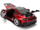 Porsche 911 992 GT3 RS Red Chrome with Carbon Top and Hood Stripes Hyper Spec Series 1/24 Diecast Model Car Jada 37809 Porsche 911 992 GT3 RS Red Chrome with Carbon Top and Hood Stripes Hyper Spec Series 1/24 Diecast Model Car Jada 37809