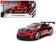 Porsche 911 992 GT3 RS Red Chrome with Carbon Top and Hood Stripes Hyper Spec Series 1/24 Diecast Model Car Jada 37809 Porsche 911 992 GT3 RS Red Chrome with Carbon Top and Hood Stripes Hyper Spec Series 1/24 Diecast Model Car Jada 37809