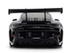 Porsche 911 992 GT3 RS Black with Carbon Top and Hood Stripes and Gold Wheels Hyper Spec Series 1/24 Diecast Model Car Jada 37810