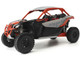Can Am Maverick X3 X RC Turbo RR Chalk Gray and Orange 1/12 Diecast Model BRP Models 68003 Can Am Maverick X3 X RC Turbo RR Chalk Gray and Orange 1/12 Diecast Model BRP Models 68003