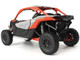 Can Am Maverick X3 X RC Turbo RR Chalk Gray and Orange 1/12 Diecast Model BRP Models 68003 Can Am Maverick X3 X RC Turbo RR Chalk Gray and Orange 1/12 Diecast Model BRP Models 68003