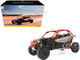 Can Am Maverick X3 X RC Turbo RR Chalk Gray and Orange 1/12 Diecast Model BRP Models 68003 Can Am Maverick X3 X RC Turbo RR Chalk Gray and Orange 1/12 Diecast Model BRP Models 68003