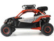 Can Am Maverick X3 X RS Turbo RR with Roof Rack Chalk Gray and Orange 1/12 Diecast Model BRP Models 68004 Can Am Maverick X3 X RS Turbo RR with Roof Rack Chalk Gray and Orange 1/12 Diecast Model BRP Models 68004