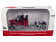 Peterbilt 589 Tandem Axle Legendary Package Truck Tractor with 58 Sleeper Legendary Red Transport Series 1/64 Diecast Model Diecast Masters 71218