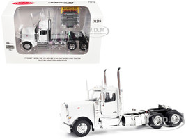 Peterbilt 589 Tandem Axle Legendary Package Truck Tractor with 58 Sleeper White Transport Series 1/64 Diecast Model Diecast Masters 71219