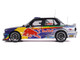 2023 BMW E30 V8 Drift Red Bull Driftbrothers Blue and Silver with Graphics Limited Edition to 3000 pieces Worldwide 1/18 Model Car Otto Mobile OT486