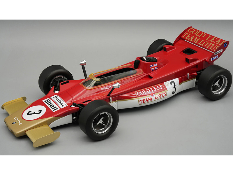 Lotus 56B #3 Reine Wisell Formula One F1 British GP 1971 Mythos Series with Display Case Limited Edition to 60 pieces Worldwide 1/18 Model Car Tecnomodel TM18-342A