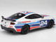 Ford Mustang Dark Horse #24 Ford Performance Racing School White with Graphics 1/18 Model Car Top Speed TS0657 Ford Mustang Dark Horse #24 Ford Performance Racing School White with Graphics 1/18 Model Car Top Speed TS0657