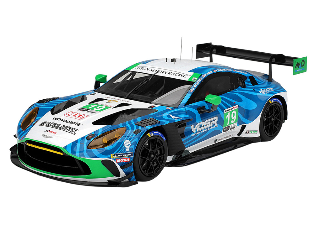 Aston Martin Vantage GT3 EVO #19 Valentin Hasse-Clot - Anthony McIntosh - Maxime Robin - Rory van der Steur "van der Steur Racing" IMSA "24 Hours of D