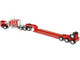 Peterbilt 379 with 63 Flat Top Sleeper and Fontaine Magnitude Lowboy Trailer with Fliptail Anty Trucking & Rigging Red with Black Stripes 1/64 Diecast Model DCP/First Gear 60-2355 Peterbilt 379 with 63 Flat Top Sleeper and Fontaine Magnitude Lowboy Trailer with Fliptail Anty Trucking & Rigging Red with Black Stripes 1/64 Diecast Model DCP/First Gear 60-2355
