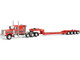 Peterbilt 379 with 63 Flat Top Sleeper and Fontaine Magnitude Lowboy Trailer with Fliptail Anty Trucking & Rigging Red with Black Stripes 1/64 Diecast Model DCP/First Gear 60-2355 Peterbilt 379 with 63 Flat Top Sleeper and Fontaine Magnitude Lowboy Trailer with Fliptail Anty Trucking & Rigging Red with Black Stripes 1/64 Diecast Model DCP/First Gear 60-2355