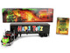 White Western Star 4800 with Green Goblin Head and 40 Vintage Trailer Black with Graphics Maximum Overdrive 1986 Movie 40th Anniversary 1/64 Diecast Model DCP/First Gear 68-2287 White Western Star 4800 with Green Goblin Head and 40 Vintage Trailer Black with Graphics Maximum Overdrive 1986 Movie 40th Anniversary 1/64 Diecast Model DCP/First Gear 68-2287