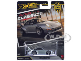Porsche 993 GT2 Gray Metallic Modern Classics Series Diecast Model Car Hot Wheels JKF16