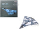 CAC J 36 Stealth Aircraft People s Liberation Army Air Force 1/144 Diecast Model by Air Force 1 AF1-0319