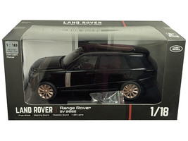 2022 Land Rover Range Rover SV Black Metallic with Moonroof 1/18 Diecast Model Car Heimanba Q1005A-BK