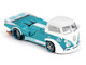 Volkswagen T1 Kaido Works V1 Truck Turquoise with White Top and Stripes Designed by Jun Imai Kaido House Special 1/64 Diecast Model Car Mini GT KHMG220 Volkswagen T1 Kaido Works V1 Truck Turquoise with White Top and Stripes Designed by Jun Imai Kaido House Special 1/64 Diecast Model Car Mini GT KHMG220