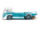 Volkswagen T1 Kaido Works V1 Truck Turquoise with White Top and Stripes Designed by Jun Imai Kaido House Special 1/64 Diecast Model Car Mini GT KHMG220 Volkswagen T1 Kaido Works V1 Truck Turquoise with White Top and Stripes Designed by Jun Imai Kaido House Special 1/64 Diecast Model Car Mini GT KHMG220