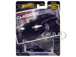 1994 Nissan Nismo 270R S14 RHD Right Hand Drive Black with White Stripes Modern Classics Series Diecast Model Car Hot Wheels JKD99