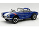 1961 Chevrolet Corvette Grand Sport Gasser Admiral Blue Metallic with White Stripe Limited Edition to 204 pieces Worldwide 1/18 Diecast Model Car ACME A1800939 1961 Chevrolet Corvette Grand Sport Gasser Admiral Blue Metallic with White Stripe Limited Edition to 204 pieces Worldwide 1/18 Diecast Model Car ACME A1800939