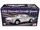 1961 Chevrolet Corvette Grand Sport Gasser USA 1 White with Blue and Red Stripes Limited Edition to 362 pieces Worldwide 1/18 Diecast Model Car ACME A1800939USA