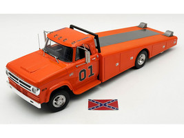 1970 Dodge D 300 Ramp Truck #01 The General Orange Limited Edition to 852 pieces Worldwide 1/18 Diecast Model Car ACME A1801919