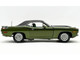 1970 Plymouth AAR Cuda Ivy Green Metallic with Black Stripes and Black Vinyl Top with Green Interior Limited Edition to 448 pieces Worldwide 1/18 Diecast Model Car ACME A1806140VT