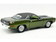 1970 Plymouth AAR Cuda Ivy Green Metallic with Black Stripes and Black Vinyl Top with Green Interior Limited Edition to 448 pieces Worldwide 1/18 Diecast Model Car ACME A1806140VT