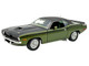 1970 Plymouth AAR Cuda Ivy Green Metallic with Black Stripes and Black Vinyl Top with Green Interior Limited Edition to 448 pieces Worldwide 1/18 Diecast Model Car ACME A1806140VT