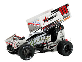 Winged Sprint Car #10 Ryan Timms Liebig Motorsports Hampel Oil 2026 1/18 Diecast Model Car ACME A1826011