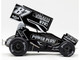 Winged Sprint Car #87 Aaron Reutzel Power Plus Black 2026 1/18 Diecast Model Car ACME A1826012 Winged Sprint Car #87 Aaron Reutzel Power Plus Black 2026 1/18 Diecast Model Car ACME A1826012