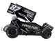 Winged Sprint Car #87 Aaron Reutzel Power Plus Black 2026 1/18 Diecast Model Car ACME A1826012 Winged Sprint Car #87 Aaron Reutzel Power Plus Black 2026 1/18 Diecast Model Car ACME A1826012
