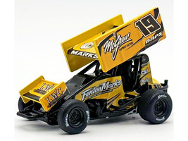 Winged Sprint Car #19 Brent Marks Fenton Marks Racing 2026 1/50 Diecast Model Car ACME A5026001
