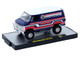 1976 Chevrolet G10 Van Freedom 76 Dark Blue with White Top and Red and White Graphics Limited Edition to 7766 pieces Worldwide 1/64 Diecast Model Car M2 Machines 31500-HS78