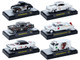 Auto Thentics 6 piece Set Release S154 IN DISPLAY CASES Limited Edition 1/64 Diecast Model Cars M2 Machines 32500-S154 Auto Thentics 6 piece Set Release S154 IN DISPLAY CASES Limited Edition 1/64 Diecast Model Cars M2 Machines 32500-S154