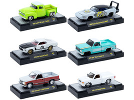 Auto Meets Set of 6 Cars IN DISPLAY CASES Release 97 Limited Edition 1/64 Diecast Model Cars M2 Machines 32600-97