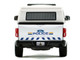 2019 Ford F 150 Lariat Crew Cab Pickup Truck with Camper Box Royal Canadian Mounted Police White Law Enforcement and Public Service Series 1/27 Diecast Model Car Motormax 76647