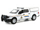 2019 Ford F 150 Lariat Crew Cab Pickup Truck with Camper Box Royal Canadian Mounted Police White Law Enforcement and Public Service Series 1/27 Diecast Model Car Motormax 76647