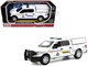 2019 Ford F 150 Lariat Crew Cab Pickup Truck with Camper Box Royal Canadian Mounted Police White Law Enforcement and Public Service Series 1/27 Diecast Model Car Motormax 76647