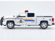 2017 Chevrolet Silverado 1500 LT Z71 Crew Cab Pickup TruckRoyal Canadian Mounted Police White with Flashing Light Bar and Front and Rear Lights and Sounds "Law Enforcement and Public Service" Series 1/27 Diecast Model Car Motormax 79515