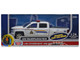 2017 Chevrolet Silverado 1500 LT Z71 Crew Cab Pickup TruckRoyal Canadian Mounted Police White with Flashing Light Bar and Front and Rear Lights and Sounds "Law Enforcement and Public Service" Series 1/27 Diecast Model Car Motormax 79515