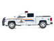 2017 Chevrolet Silverado 1500 LT Z71 Crew Cab Pickup TruckRoyal Canadian Mounted Police White with Flashing Light Bar and Front and Rear Lights and Sounds "Law Enforcement and Public Service" Series 1/27 Diecast Model Car Motormax 79515
