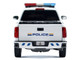 2017 Chevrolet Silverado 1500 LT Z71 Crew Cab Pickup TruckRoyal Canadian Mounted Police White with Flashing Light Bar and Front and Rear Lights and Sounds "Law Enforcement and Public Service" Series 1/27 Diecast Model Car Motormax 79515