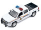 2017 Chevrolet Silverado 1500 LT Z71 Crew Cab Pickup TruckRoyal Canadian Mounted Police White with Flashing Light Bar and Front and Rear Lights and Sounds "Law Enforcement and Public Service" Series 1/27 Diecast Model Car Motormax 79515