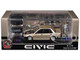 Honda Civic EF2 Champagne Metallic with Alternate Parts 1/64 Diecast Model Car BM Creations 64B0451