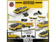 Honda Civic EF2 Custom Yellow with Alternate Parts 1/64 Diecast Model Car BM Creations 64B0470