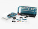 Honda Civic EF2 Custom Blue Metallic with Alternate Parts 1/64 Diecast Model Car BM Creations 64B0472