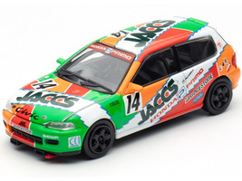 Honda Civic EG6 RHD Right Hand Drive #14 JACCS Japanese Touring Car Championship 1993 1/64 Diecast Model Car BM Creations 64B0480