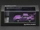 RWB 993 Rotana Matt Purple 1/64 Diecast Model Car Ignition Model IG3871