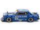 Skyline GT R V8 Drift Hakosuka RHD Right Hand Drive #12 Calsonic Blue with Graphics 1/64 Diecast Model Car Pop Race PR640114